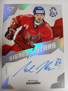 Kovarčík Michal hokejové česko 2025 Signed Stars 12/35 