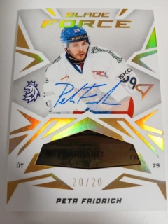 Fridrich Petr Blade Force auto hokejové česko 2025 20/20