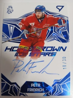 Fridrich Petr hokejové česko 2025 Homegrown ice stars Signature 18/30 