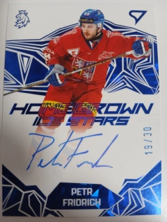 Fridrich Petr hokejové česko 2025 Homegrown ice stars Signature 19/30 