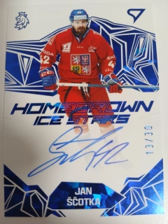 Ščotka Jan hokejové česko 2025 Homegrown ice stars Signature 13/30 