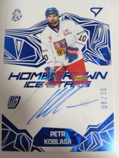 Koblasa Petr hokejové česko 2025 Homegrown ice stars Signature 08/30 