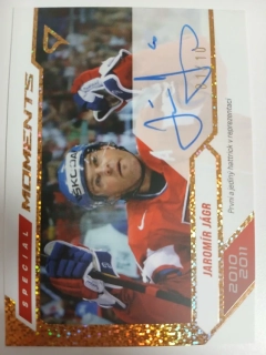 Jágr Jaromír hokejové česko 2025 Special Moments Signature 01/10