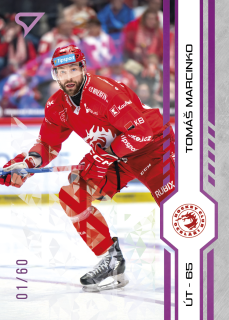 Marcinko Tomáš Purple Iceberg parallel 01/60 Tipsport extraliga 24/25 #364