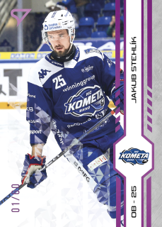 Stehlík Jakub Purple Iceberg Parallel 24/60 Tipsport extraliga 24/25 #392