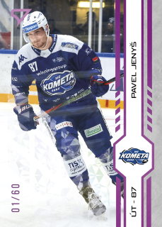 Jenyš Pavel Purple Iceberg Parallel 37/60 Tipsport extraliga 24/25 #398