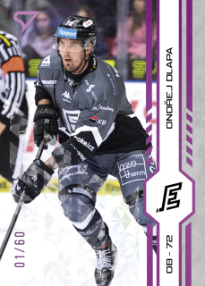 Dlapa Ondřej Purple Iceberg Parallel 60/60 Tipsport extraliga 24/25 #432