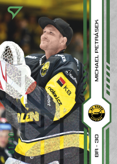 Petrásek Vlastimil Green Glitter Parallel 10/30 Tipsport extraliga 24/25 #383