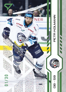 Kolmann Petr Green Glitter Parallel 7/30 Tipsport extraliga 24/25 #405
