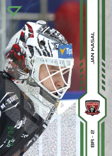 Kasal Jan Green Glitter Parallel 28/30 Tipsport extraliga 24/25 #410
