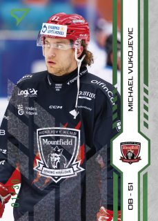 Vukojevič Michael Green Glitter Parallel 18/30 Tipsport extraliga 24/25 #411