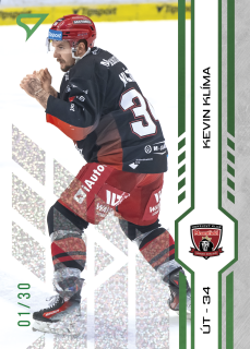 Klíma Kevin Green Glitter Parallel 28/30 Tipsport extraliga 24/25 #412
