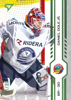 Dolejš Daniel Green Glitter Parallel 19/30 Tipsport extraliga 24/25 #417