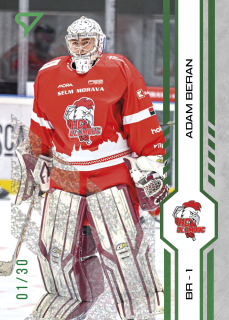 Beran Adam Green Glitter Parallel 16/30 Tipsport extraliga 24/25 #427