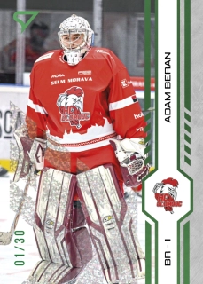 Beran Adam Green Glitter Parallel 8/30 Tipsport extraliga 24/25 #427