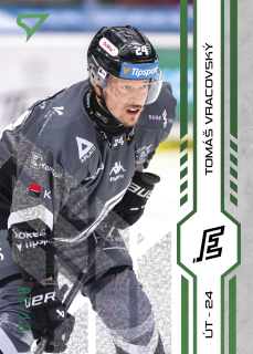 Vracovský Tomáš Green Glitter Parallel 16/30 Tipsport extraliga 24/25 #437