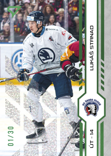 Strnad Lukáš Green Glitter Parallel 13/30 Tipsport extraliga 24/25 #443