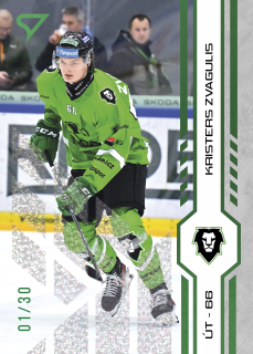 Zvagulis Kristers Green Glitter Parallel 23/30 Tipsport extraliga 24/25 #447
