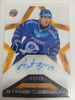 Nellis Anthony Stars of the Season Signature 11/15 Tipsport extraliga 2024/2025