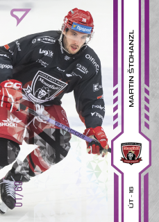 Štohanzl Martin Purple Iceberg Parallel 40/60 Tipsport extraliga 24/25 #317