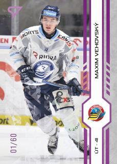 Vehovský Maxim Purple Iceberg Parallel 48/60 Tipsport extraliga 24/25 #325