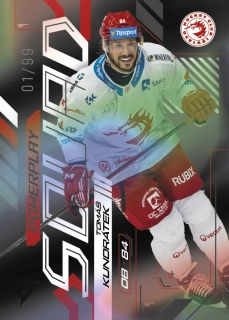 Kundrátek Tomáš Powerplay Squad Parallel 50/99 Tipsport extraliga 24/25 #1