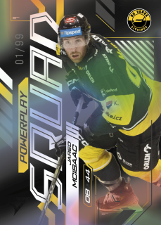 Mcisaac Jared Powerplay Squad Parallel 68/99 Tipsport extraliga 24/25 #22