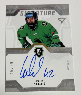 Suchý Filip Authentic Signature 16/99 Tipsport Extraliga 24/25