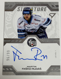 Faško-Rudáš Martin Authentic Signature 96/99 Tipsport Extraliga 24/25