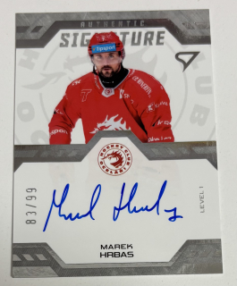 Hrbas Marek Authentic Signature 83/99 Tipsport Extraliga 24/25