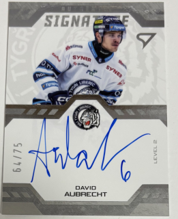 Aubrecht David Authentic Signature 64/75 Tipsport Extraliga 24/25