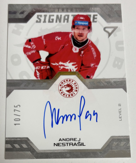 Nestrašil Andrej Authentic Signature 10/75 Tipsport Extraliga 24/25