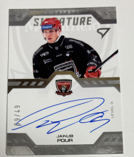 Pour Jakub Authentic Signature 09/49 Tipsport Extraliga 24/25