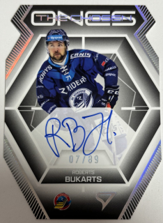 Bukarts Roberts The Chosen Ones Die Cut Auto 7/89 Tipsport extraliga 24/25