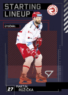Růžička Martin Starting Lineup Tipsport extraliga 23/24 SL-05