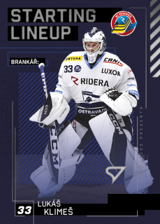 Klimeš Lukáš Starting Lineup Tipsport extraliga 23/24 SL-19