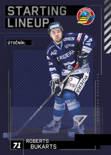 Bukarts Roberts Starting Lineup Tipsport extraliga 23/24 SL-22
