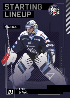 Král Daniel Starting Lineup Tipsport extraliga 23/24 SL-31
