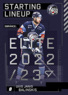 Balinskis Uvis Janis Starting Lineup Tipsport extraliga 23/24 SL-86