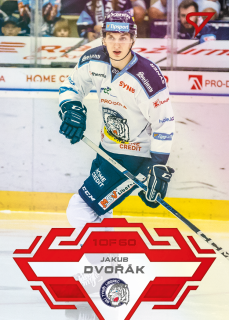 Dvořák Jakub Red Parallel Tipsport extraliga 23/24 #299