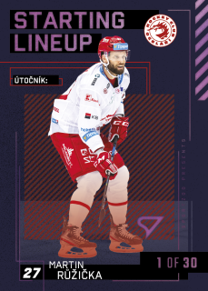 Růžička Martin Starting Lineup 1of30 Tipsport extraliga 23/24 #5