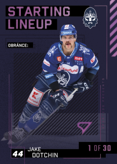 Dotchin Jake Starting Lineup 1of30 Tipsport extraliga 23/24 #80