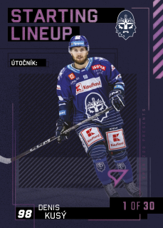 Kusý Denis Starting Lineup 1of30 Tipsport extraliga 23/24 #83