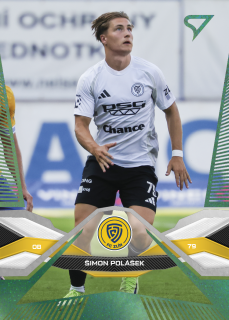 Polášek Šimon Green parallel Chance Liga 2025/2026 #186