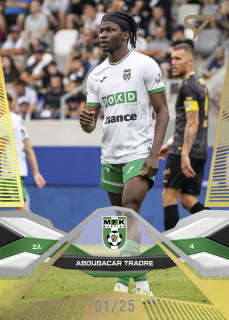Traore Aboubacar Gold Parallel 13/25 Chance Liga 25/26 #117