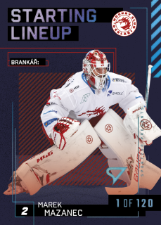 Mazanec Marek Starting Lineup 1of120 Tipsport extraliga 23/24 #1