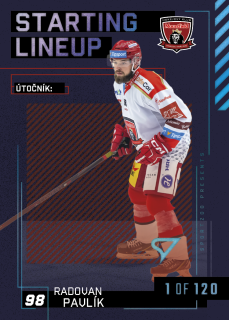 Pavlík Radovan Starting Lineup 1of120 Tipsport extraliga 23/24 #12