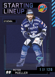 Mueller Peter Starting Lineup 1of120 Tipsport extraliga 23/24 #24