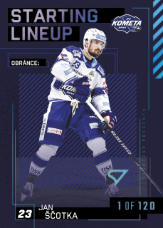 Ščotka Jan Starting Lineup 1of120 Tipsport extraliga 23/24 #39