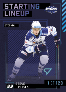 Moses Steve Starting Lineup 1of120 Tipsport extraliga 23/24 #41